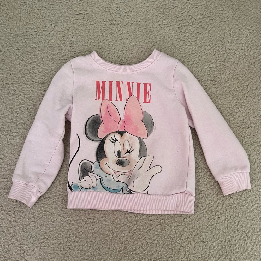 Disney Pink Minnie Mouse Sweatshirt